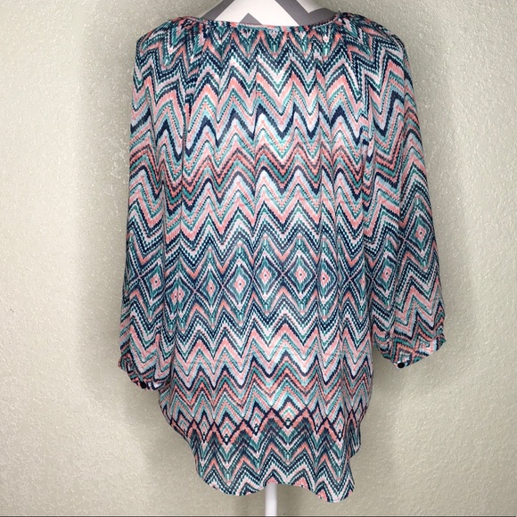 Zac & Rachel Rachel Tunic Size Large - Picture 3 of 8